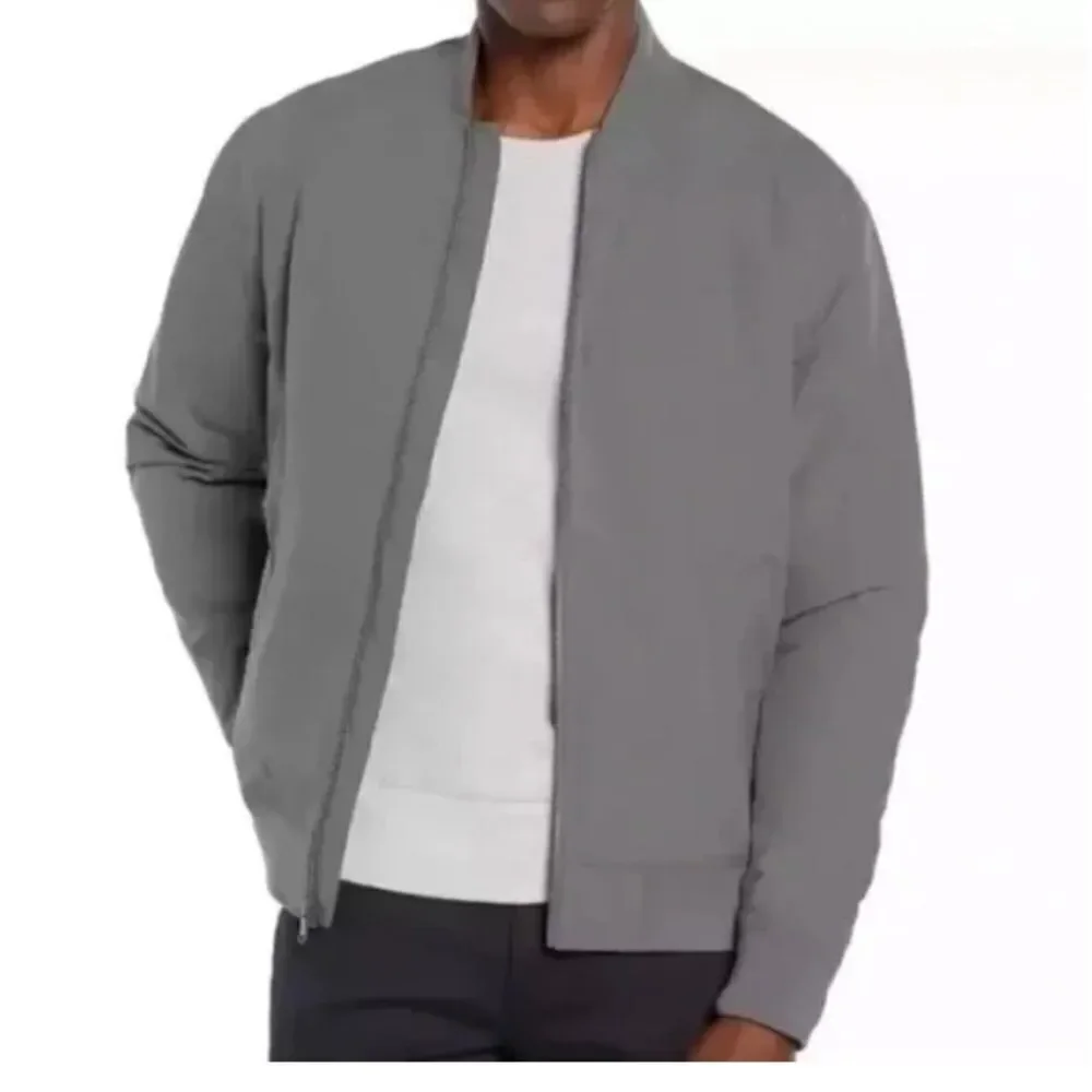 BANANA REPUBLIC MENS SIZE X- LARGE NWT GRAY BOMBER JACKET